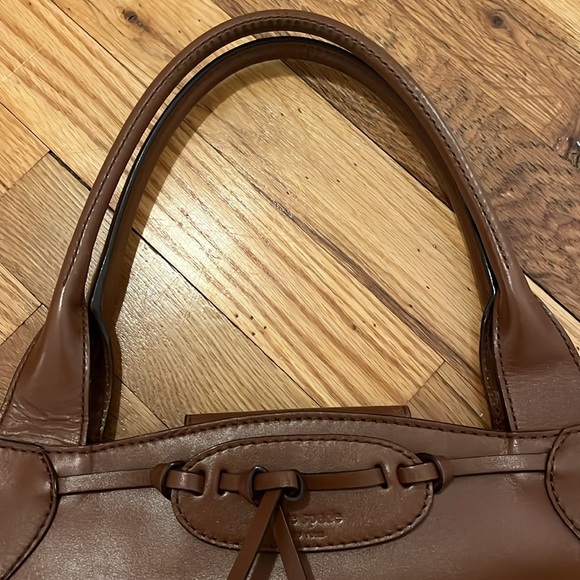 Vintage Kate Spade Brown Leather Bag - Picture 5 of 9